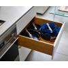 imageJoseph Joseph Space 3Piece Felt pan Protector Set AntiScratch Pot dividers Stacking pan Protectors  Midnight Blue