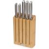 imageJoseph Joseph Elevate Kitchen Knives 5Piece Set Japanese Stainless Steel Slimline Bamboo Knife Block