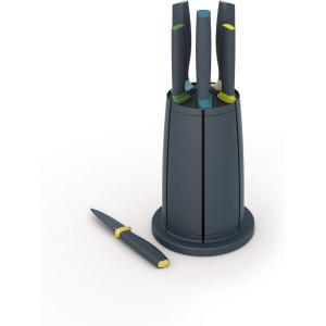 imageJoseph Joseph 10527 Elevate Knives Carousel Knife Set with Rotating Storage Stand 6piece Black updatedOpal