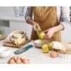 imageJoseph Joseph Duo 2Piece Kitchen Grater Set Vegetable Cheese Coarse and Fine Grater Citrus Zester OpalGreen