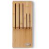 imageJoseph Joseph Elevate Kitchen Knives 5piece Japanesse Stainless Steel knife set in drawer Bamboo Block organizer tray