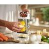 imageJoseph Joseph MultiGrip Box Grater with Precision food grip Stainless Steel blades for grating and slicing nonslip base Dishwasher safe