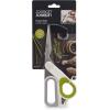 imageJoseph Joseph PowerGrip Kitchen Shears Scissors with Thumb Grip and Herb Stripper Separates for Cleaning Japanese StainlessSteel WhiteGreen