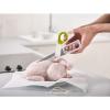 imageJoseph Joseph PowerGrip Kitchen Shears Scissors with Thumb Grip and Herb Stripper Separates for Cleaning Japanese StainlessSteel WhiteGreen
