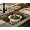 imageJoseph Joseph Spindola inSink Salad Spinning Colander One Size WhiteGreen
