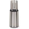 imageJoseph Joseph Elevate  Steel Knives Carousel 5Piece Set with Rotating StainlessSteel Knife Block Japanese StainlessSteel Blades FingerprintProof Coating and NonSlip Base Kitchen Accessories