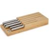 imageJoseph Joseph Elevate Kitchen Knives 5piece Japanesse Stainless Steel knife set in drawer Bamboo Block organizer tray
