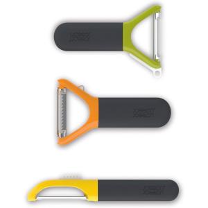 imageJoseph Joseph MultiPeel Straight Peeler Easy Grip Handles Stainless Steel Blade for Kitchen Vegetable Fruit GreenVarious Sizes