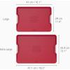 imageJoseph Joseph CutampampCarve Plus MultiFunction Cutting Board XLarge RedRed