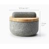 imageJoseph Joseph Dash Pestle ampamp Mortar Set with Bamboo LidGray
