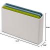 imageJoseph Joseph Duo 3Piece Colour Coded Chopping Board Set with Slimline case for organised Storage Opal