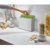 imageJoseph Joseph Duo 3Piece Colour Coded Chopping Board Set with Slimline case for organised Storage Opal