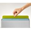 imageJoseph Joseph Duo 3Piece Colour Coded Chopping Board Set with Slimline case for organised Storage Opal