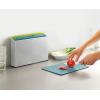 imageJoseph Joseph Duo 3Piece Colour Coded Chopping Board Set with Slimline case for organised Storage Opal