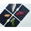 imageJoseph Joseph Folio Icon  4 piece food specific nonslip colorcoded Cutting Board Set with Storage Case Regular MulticolorBlackStainless Steel