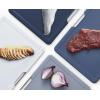 imageJoseph Joseph Folio Icon  4 piece food specific nonslip colorcoded Cutting Board Set with Storage Case Regular MulticolorBlueSilver