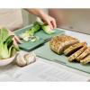imageJoseph Joseph Folio Icon  4 piece food specific nonslip colorcoded Cutting Board Set with Storage Case Regular MulticolorGreenSilver