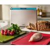 imageJoseph Joseph Folio Icon  4 piece food specific nonslip colorcoded Cutting Board Set with Storage Case Regular MulticolorMulticolourSilver