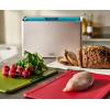 imageJoseph Joseph Folio Icon  4 piece food specific nonslip colorcoded Cutting Board Set with Storage Case Regular MulticolorMulticolourSilver