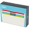 imageJoseph Joseph Folio Icon  4 piece food specific nonslip colorcoded Cutting Board Set with Storage Case Regular MulticolorMulticolourWhite