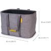 imageJoseph Joseph HoldAll  Collapsible Folding 35L Washing Laundry Basket Bag Durable Fabric Moisture Resistant GreyGrey