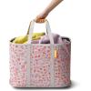 imageJoseph Joseph HoldAll  Collapsible Folding 35L Washing Laundry Basket Bag Durable Fabric Moisture Resistant GreyPeach Blossom