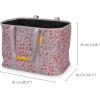 imageJoseph Joseph HoldAll  Collapsible Folding 35L Washing Laundry Basket Bag Durable Fabric Moisture Resistant GreyPeach Blossom