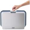 imageJoseph Joseph Nest Large 3Piece Color coded Cutting Board Set with Storage Stand Large  GreyGray
