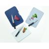 imageJoseph Joseph Nest Large 3Piece Color coded Cutting Board Set with Storage Stand Large  GreyGray