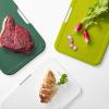 imageJoseph Joseph Nest Large 3Piece Color coded Cutting Board Set with Storage Stand Large  GreyGreen