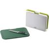 imageJoseph Joseph Nest Large 3Piece Color coded Cutting Board Set with Storage Stand Large  GreyGreen