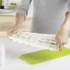 imageJoseph Joseph QuickSnap Ice Cube Tray with Cover Lid EasyRelease NoSpill Stackable OdorFree Dishwasher Safe GreenWhiteGreen