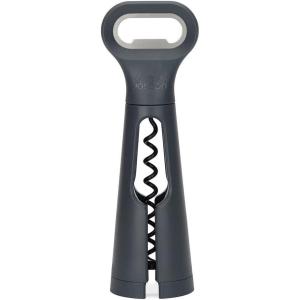 imageJoseph Joseph BarStar 3in1 Corkscrew Bottle opener ampamp foil cutter Space Saving design Gray