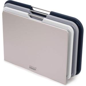 imageJoseph Joseph Nest Large 3Piece Color coded Cutting Board Set with Storage Stand Large  GreyGray