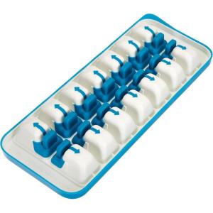 imageJoseph Joseph QuickSnap Ice Cube Tray with Cover Lid EasyRelease NoSpill Stackable OdorFree Dishwasher Safe GreenWhiteBlue
