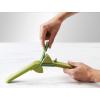 imageJoseph Joseph CleanForce Garlic Press  Garlic Mincer with TriggerOperated Wiper Blade ampamp Handy Cleaning Tool Green