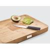imageJoseph Joseph Cut ampamp Carve Bamboo Cutting Board with Food Grip and Angled Surface Yellow Large