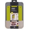 imageJoseph Joseph DoorStore Chop Cutting Board Set with Storage Case 3M Adhesive Wall and Cabinet Door Mount 2Piece MulticoloredChopping Board Set