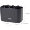 imageJoseph Joseph EasyStore Toothbrush Holder Large GrayBlack