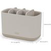 imageJoseph Joseph EasyStore Toothbrush Holder Large GrayEcru