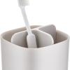 imageJoseph Joseph EasyStore Toothbrush Holder Large GrayEcru