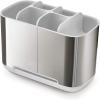 imageJoseph Joseph EasyStore Toothbrush Holder Large GrayStainless Steel