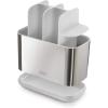 imageJoseph Joseph EasyStore Toothbrush Holder Large GrayStainless Steel