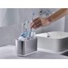 imageJoseph Joseph EasyStore Toothbrush Holder Large GrayStainless Steel