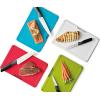 imageJoseph Joseph Folio Icon 8Piece Color Coded Knife and Cutting Board Set  Large Silver