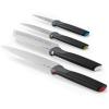 imageJoseph Joseph Folio Icon 8Piece Color Coded Knife and Cutting Board Set  Large Silver