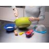 imageJoseph Joseph Nest 9 Plus 9 Piece Compact Food Preparation Set with Mixing Bowls Measuring cups Sieve and Colander Editions Range Sage GreenMulticolour