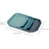 imageJoseph Joseph Nest Bake 3Piece NonStick Baking Sheet Pan Set Carbon Steel EasyPull Handles Stackable SpaceSaving Design 10Year GuaranteeSet of 3