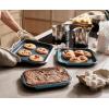 imageJoseph Joseph Nest Bake 3Piece NonStick Baking Sheet Pan Set Carbon Steel EasyPull Handles Stackable SpaceSaving Design 10Year GuaranteeSet of 3