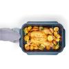 imageJoseph Joseph Nest Bakeware and Roasting Pan Set of 3 Stackable Oven Trays Carbon Steel Baking Pans with NonStick Coating EasyPull Handles Organized Kitchen StorageLarge